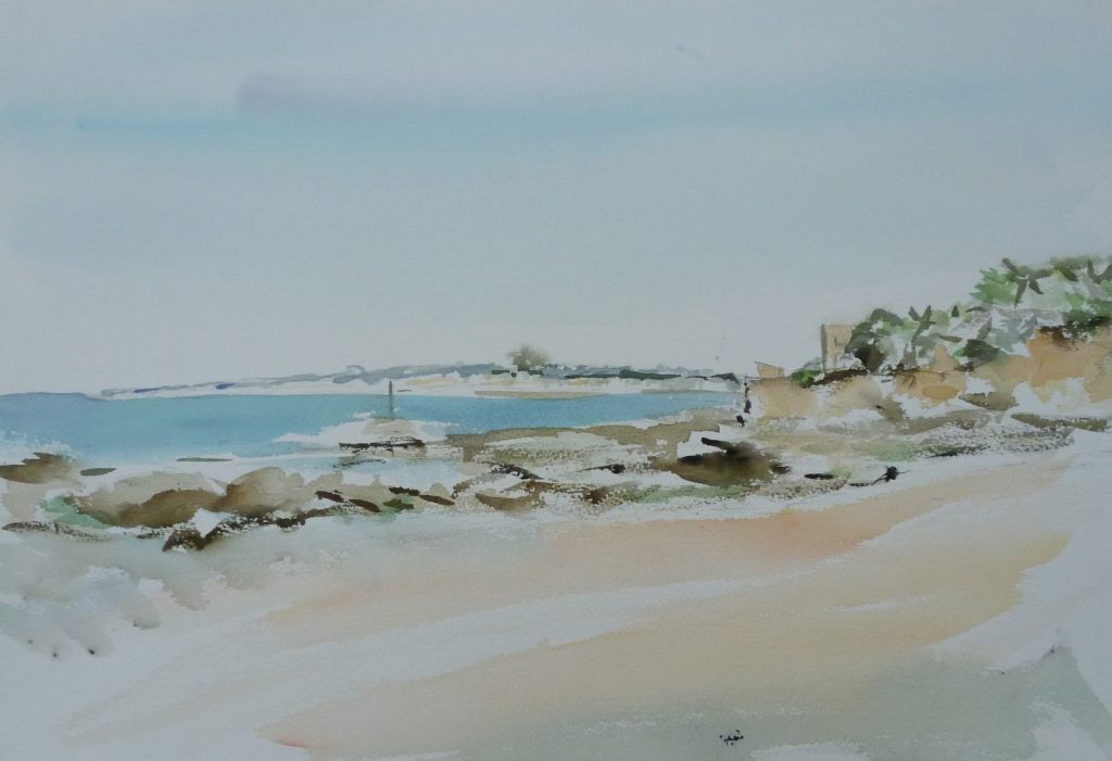 Quelques aquarelles de l’exposition à la Bernerie en Retz