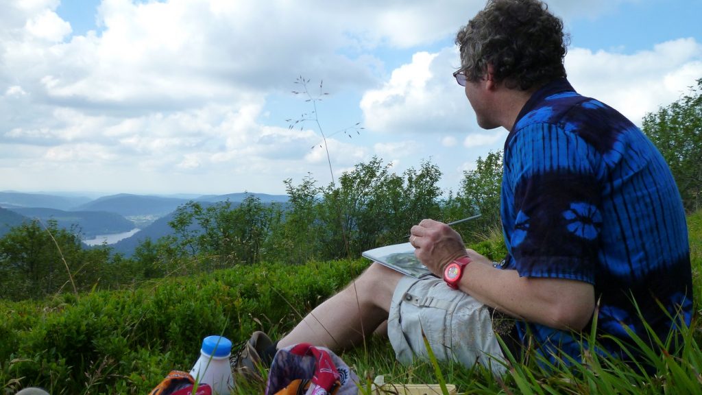 Peindre ensemble dans les Vosges